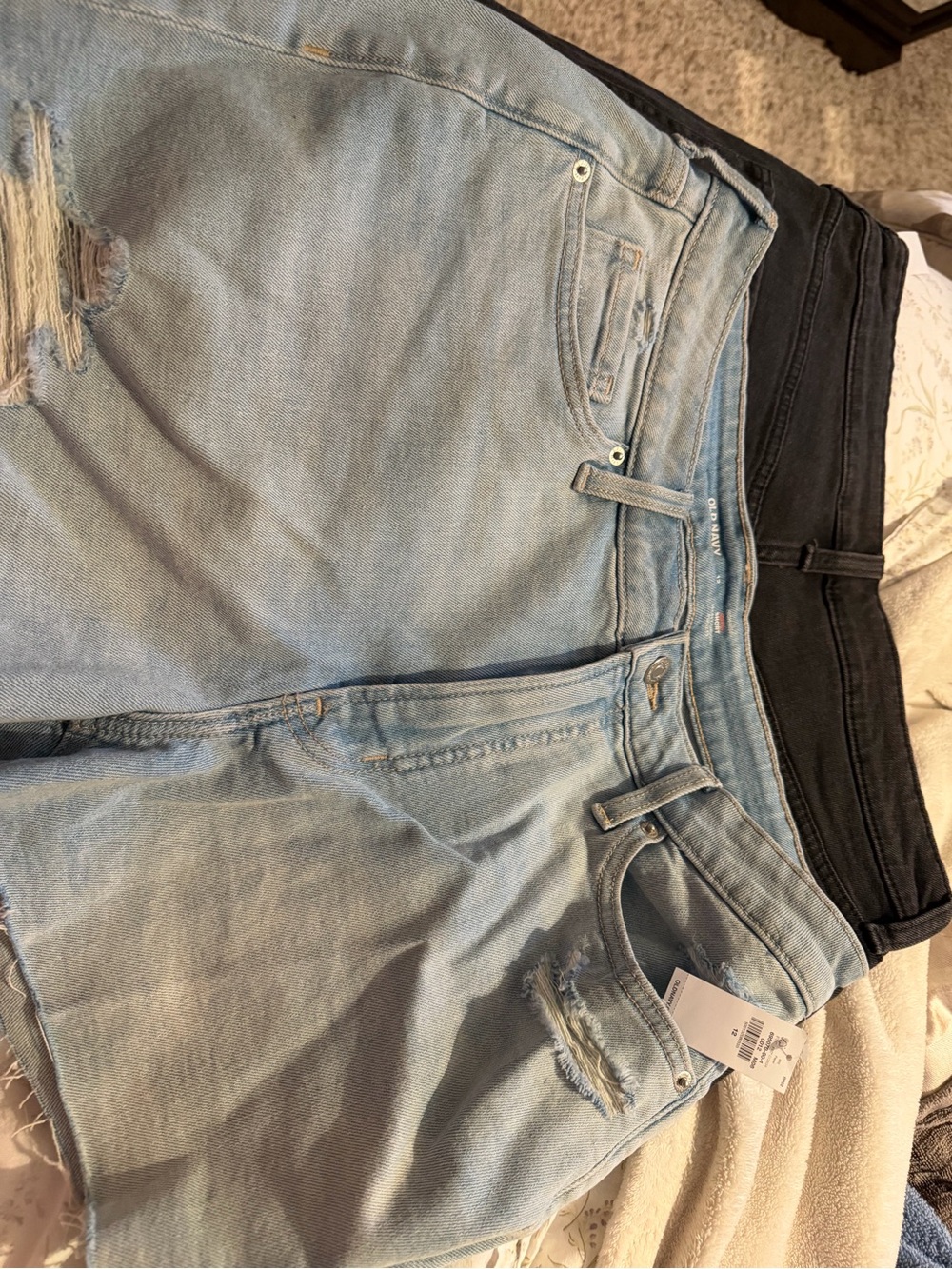 Old Navy Black and  Denim Jeans - Women's 2 pairs new with tags